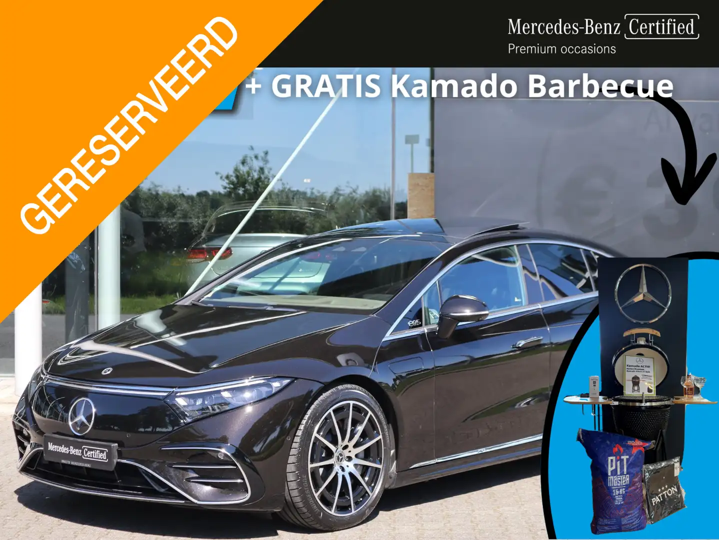 Mercedes-Benz EQS 450+ AMG Line 108 kWh Noir - 1