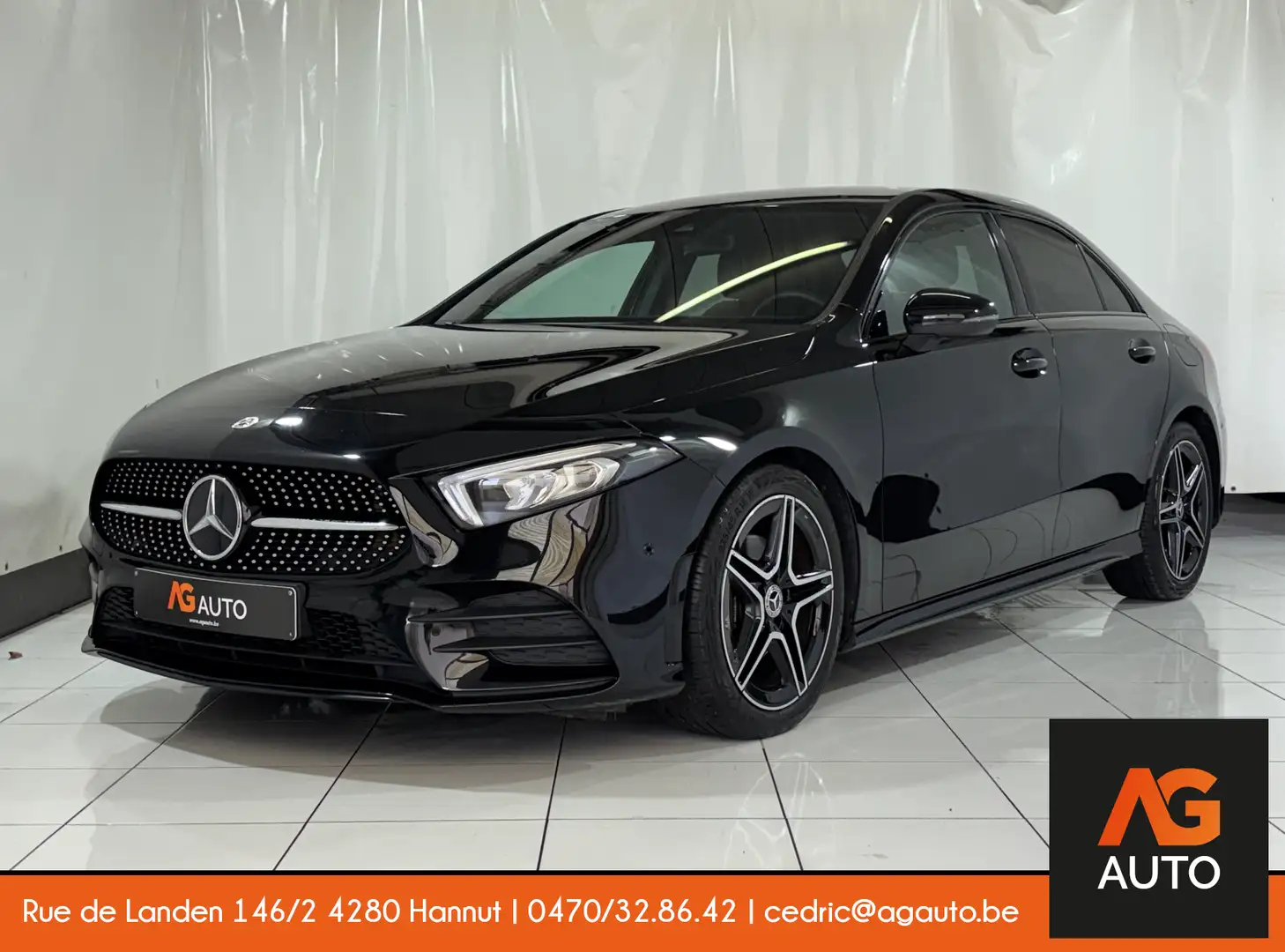 Mercedes-Benz A 180 d * AMG * LED * Caméra * Sièges chauff * Auto Noir - 1
