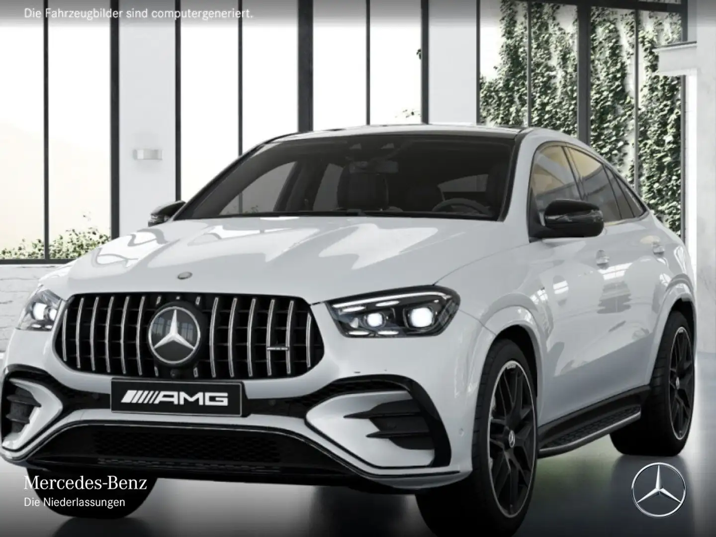Mercedes-Benz GLE 53 AMG GLE 53 Coupé 4M NIGHT+PANO+360+AHK+MULTIBEAM+HUD Weiß - 2