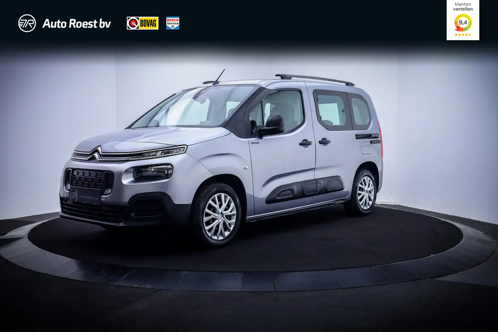Citroen Berlingo 1.2T 5 Pers LIVE NAVI | CARPLAY | AIRCO | TREKHAAK Grijs - 1