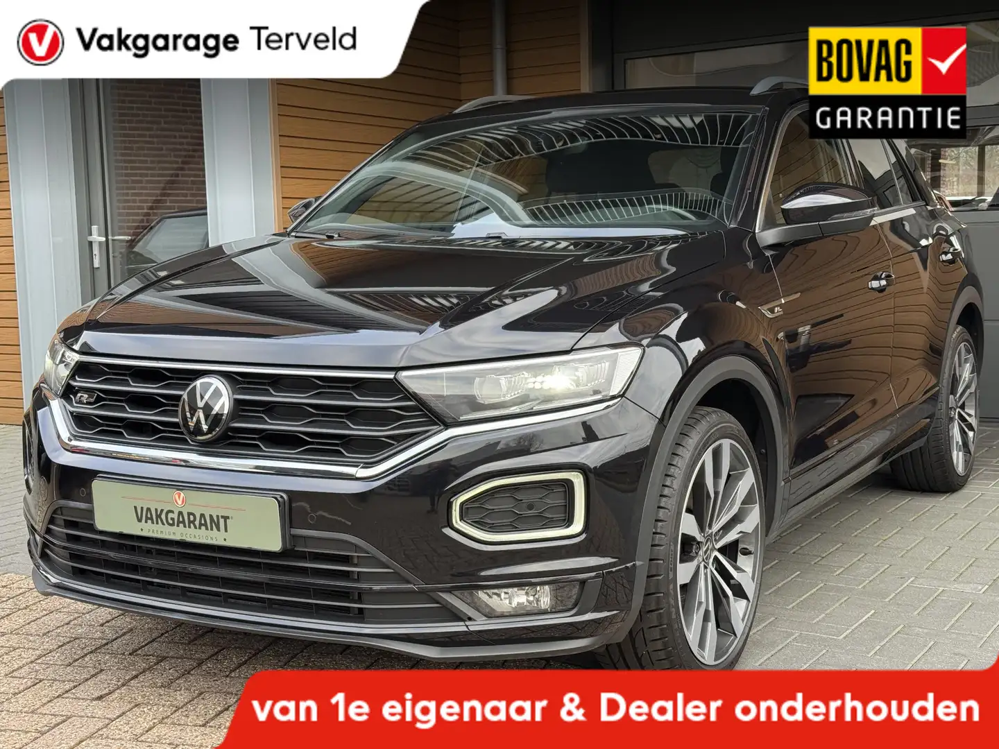 Volkswagen T-Roc 1.5 TSI R Sport Bins,Cam,Trekh,Carpl,Cruise,Led Schwarz - 1