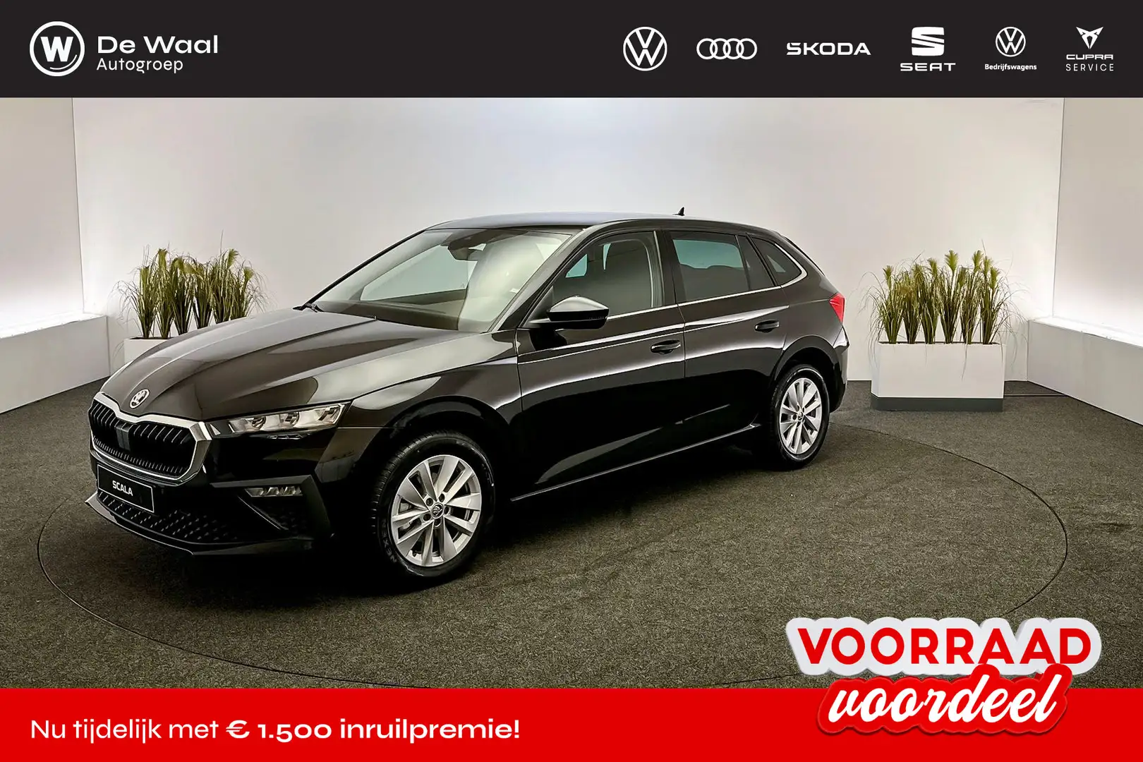 Skoda Scala Business Edition 1.0 TSI Zwart - 1