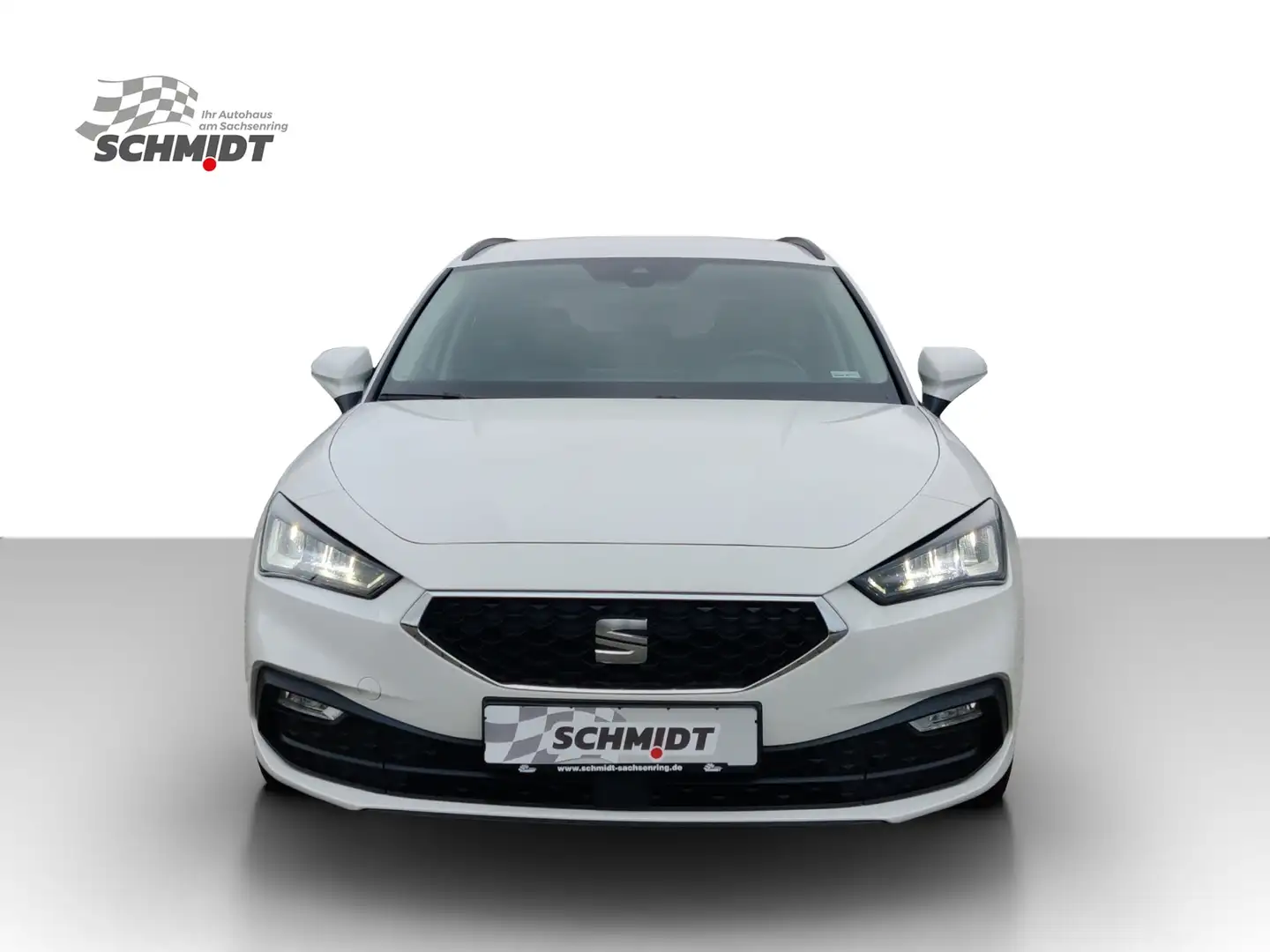 SEAT Leon Sportstourer 1.5 eTSI Style AHK RFK NAVI Blanc - 2