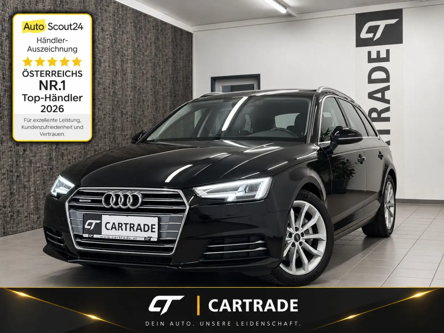 Audi A4 2.0 TDI Avant sport quattro Schwarz - 1