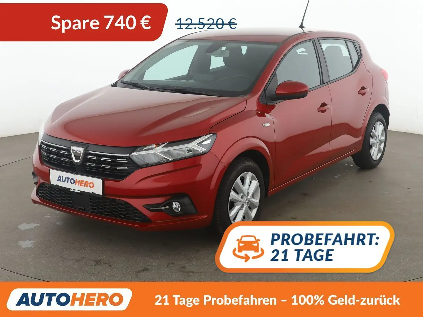 Dacia Sandero 1.0 SCe Comfort *LED*TEMPO*PDC*LIM*KLIMA* Rot - 1
