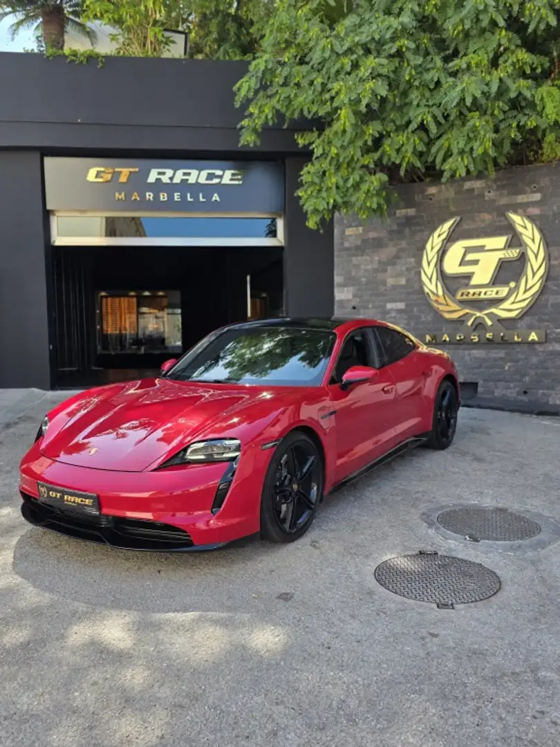 Porsche Taycan 4S Red - 1