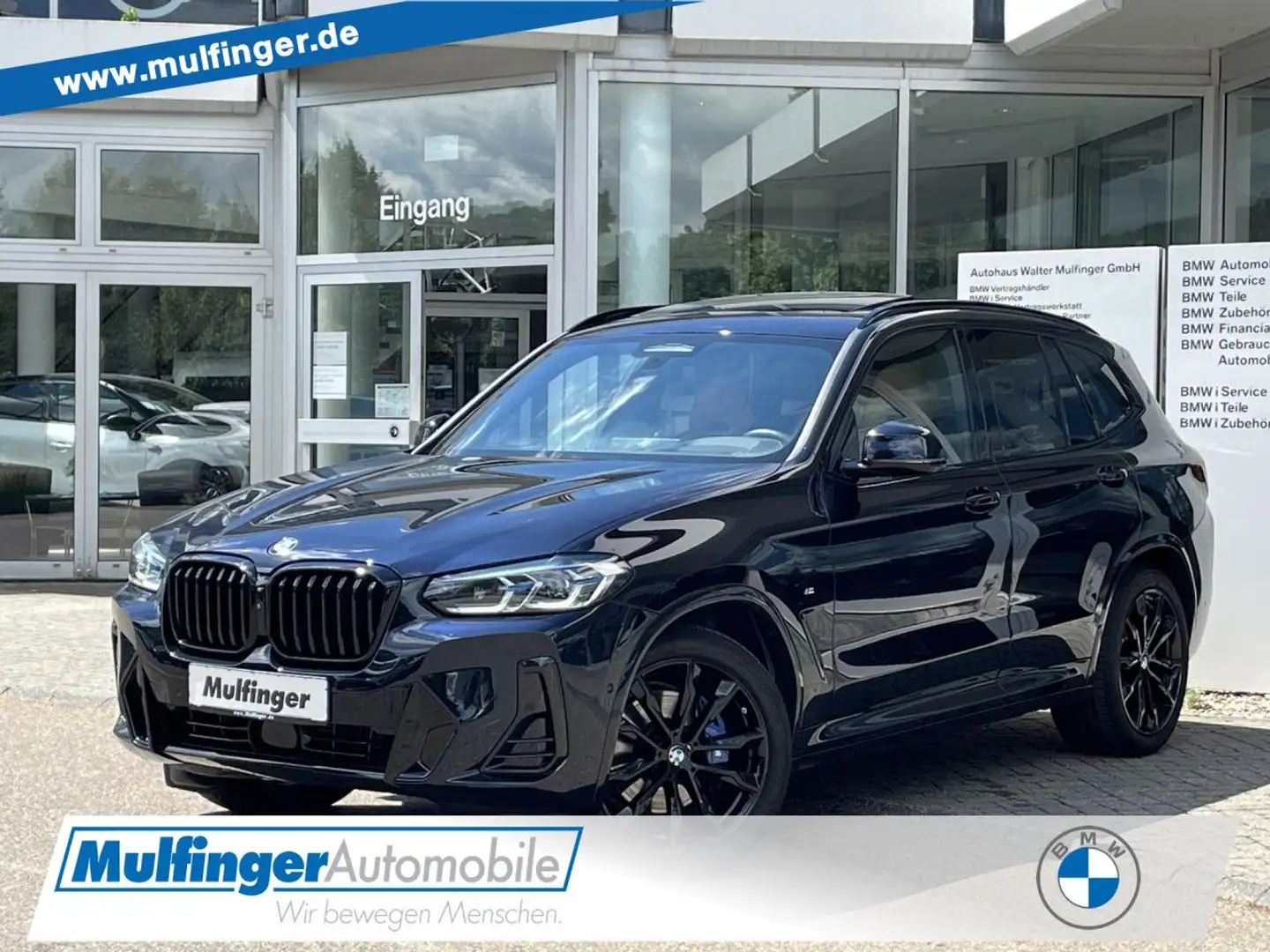 BMW X3 0d M Sport ACC Standh.PanoD.Laser AHK P+20" Schwarz - 1