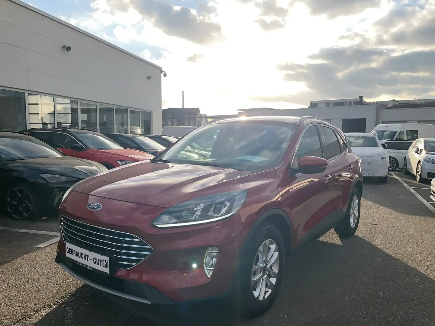 Ford Kuga 2.5 Duratec Plug-In-Hybrid Titanium Rouge - 1