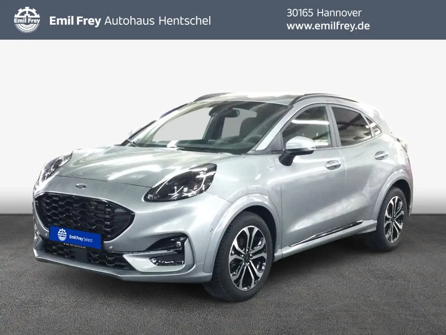 Ford Puma 1.0 EcoBoost Hybrid Aut. ST-LINE X,*LED*GJR* Silber - 1
