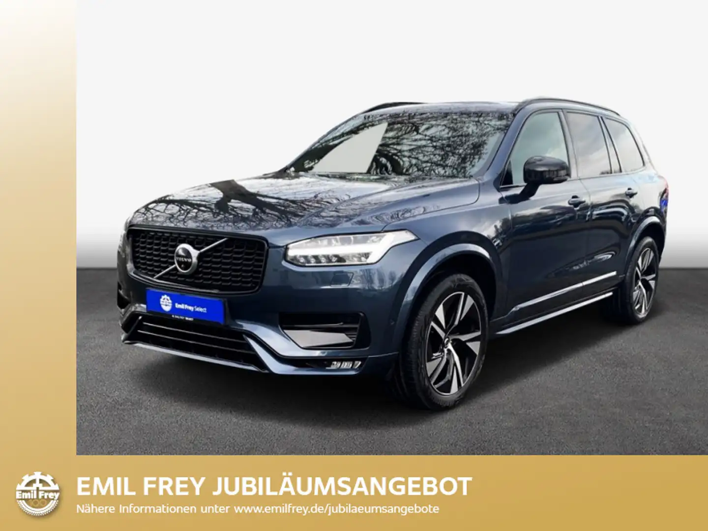 Volvo XC90 B5 D AWD Geartronic RDesign*AHK*LED Blauw - 1