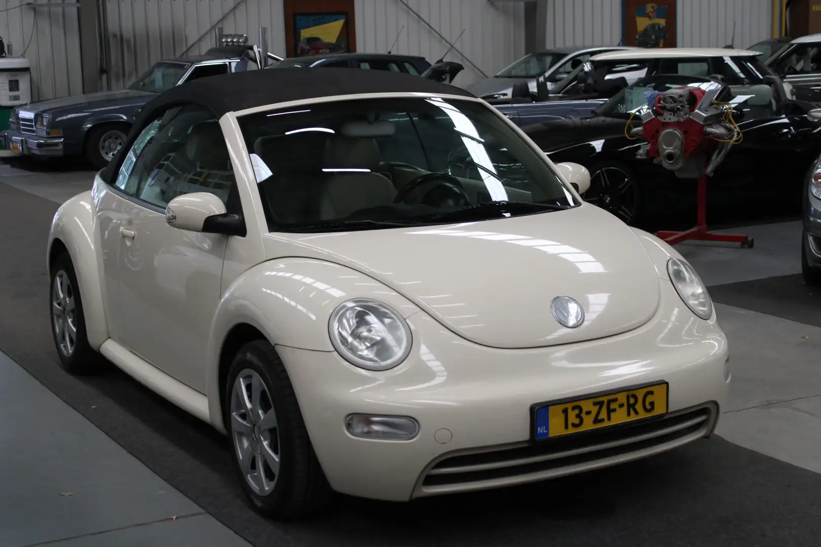 Volkswagen New Beetle Cabriolet DAK DEFECT 1.4 Highline Airco, Lederen, - 2