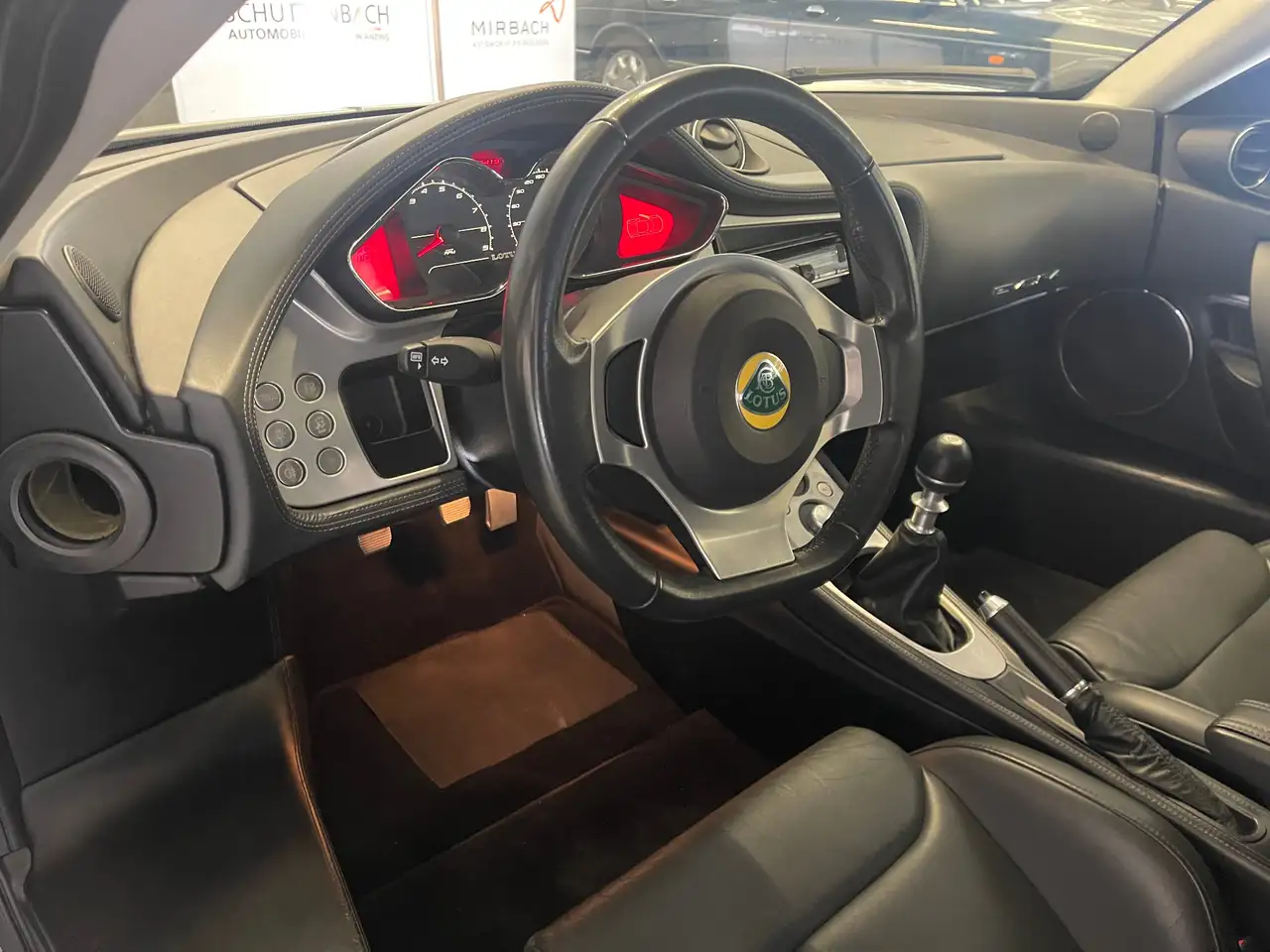 LOTUS EVORA 3.5 V6 - 2+0 280 ch BVM - SELLERIE CUIR - VOLANT EN CUIR