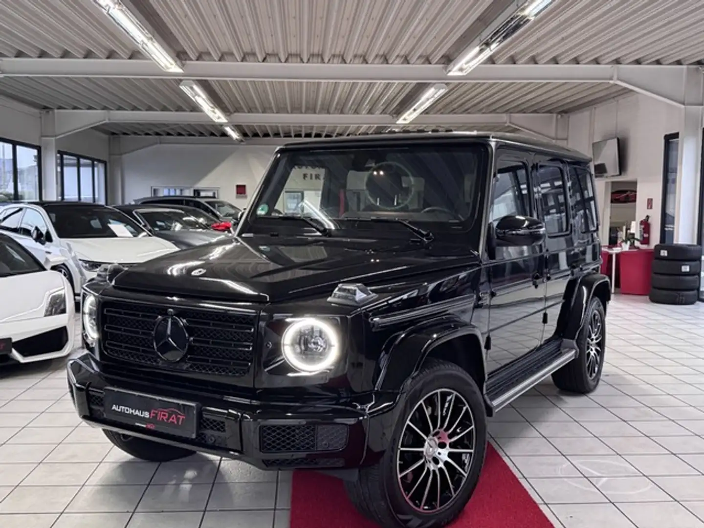 Mercedes-Benz G 350 d AMG Line Leder+SD+LED+Navi+PDC+TOP Schwarz - 1