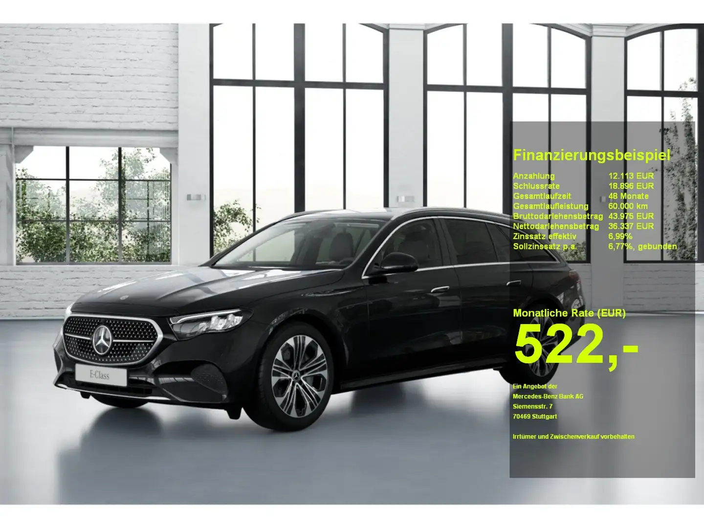 Mercedes-Benz E 300 de 4M T Avantg. Mbux Distronic LED Kamera Schwarz - 1