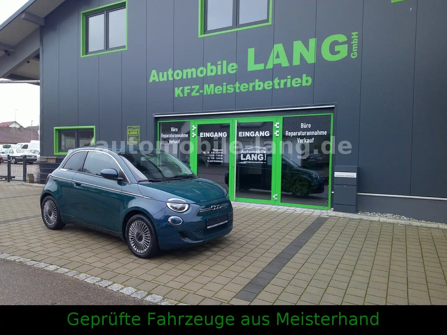 Fiat 500e #42KWH #SHZ #KAMERA #PDC Verde - 1