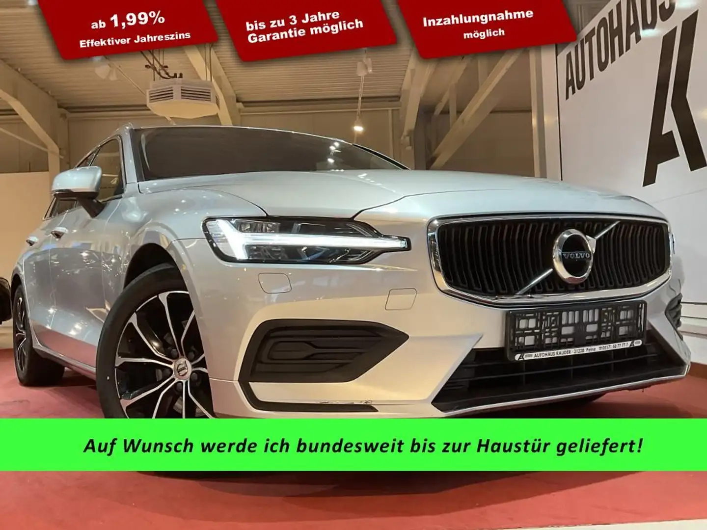 Volvo V60 Momentum Pro*Virtual*LED* Silber - 1