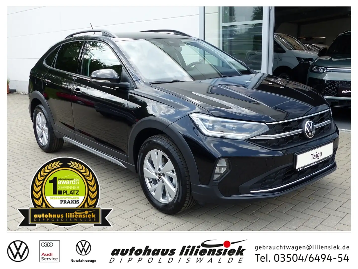 Volkswagen Taigo 1.0 TSI Life *LED*Navi*PDC* Schwarz - 1
