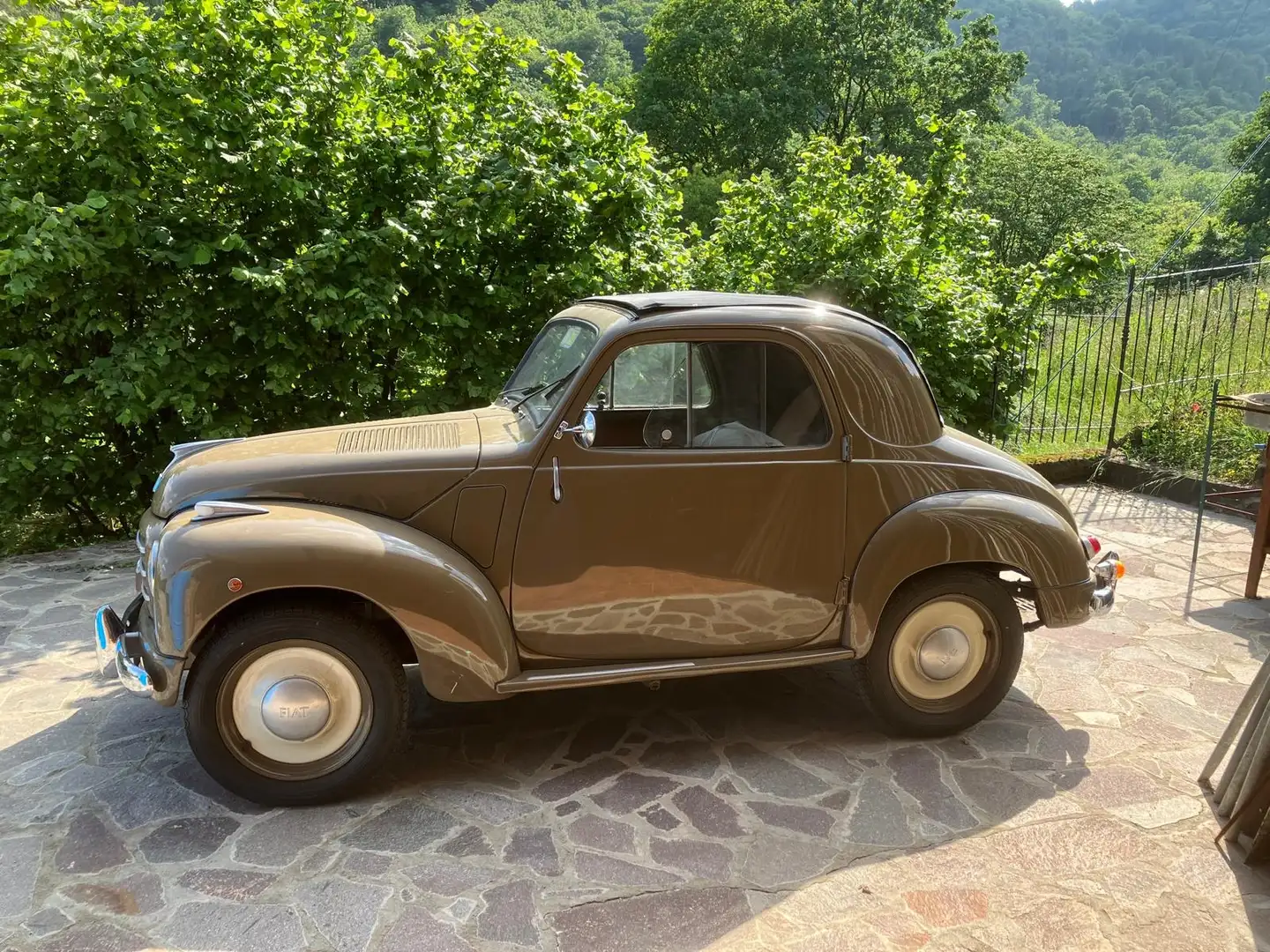 Fiat Cinquecento cabrio topolino Marrone - 2