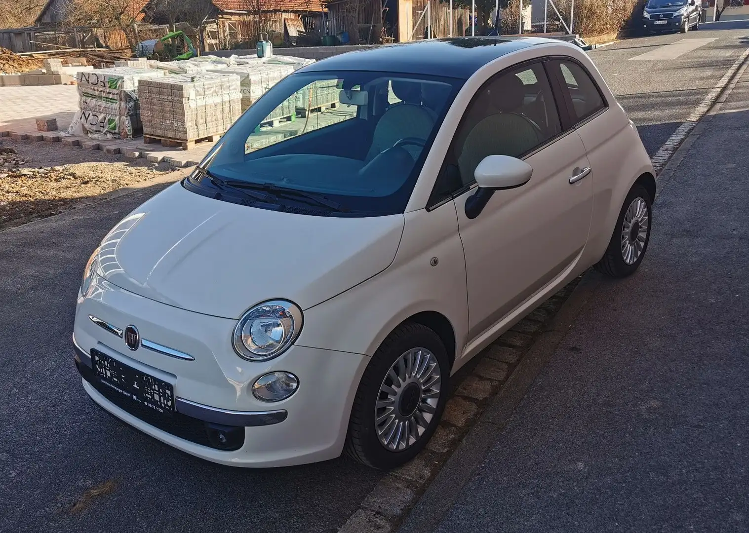 Fiat 500 / Klima / Alufelgen Weiß - 2