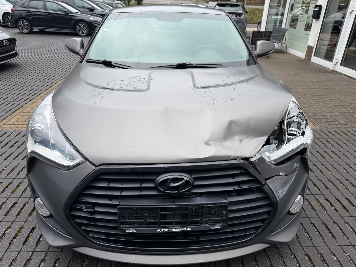 Hyundai VELOSTER Veloster 1.6 Turbo Premium Gris - 1