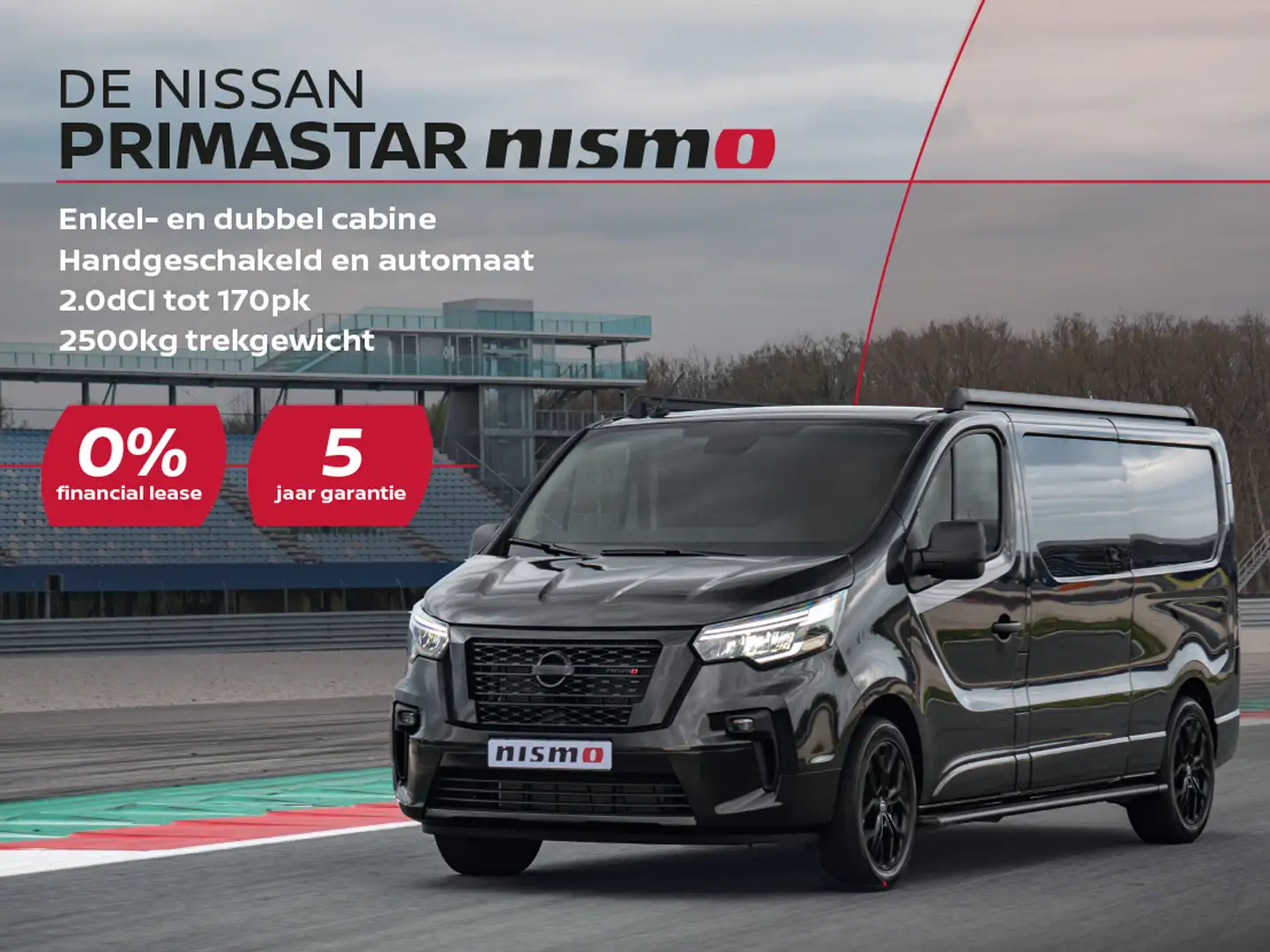 Nissan Primastar 2.0 dCi 170pk DCT L2H1 Nismo+ dubbel cabine Zwart - 2