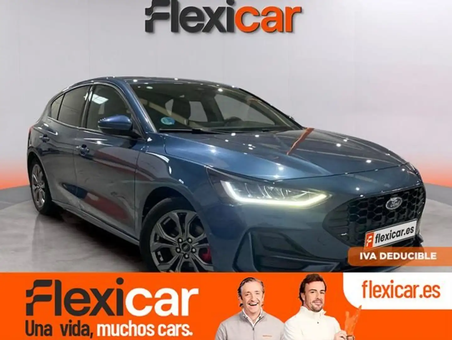 Ford Focus 1.0 Ecoboost MHEV 92kW ST-Line X SB Bleu - 1