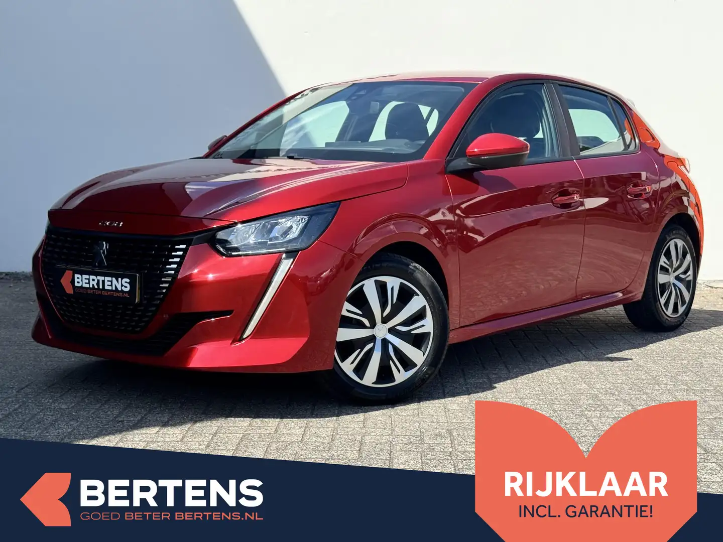 Peugeot 208 1.2 PT 75 Active | Navi | Apple Carplay | Prijs in Rood - 1