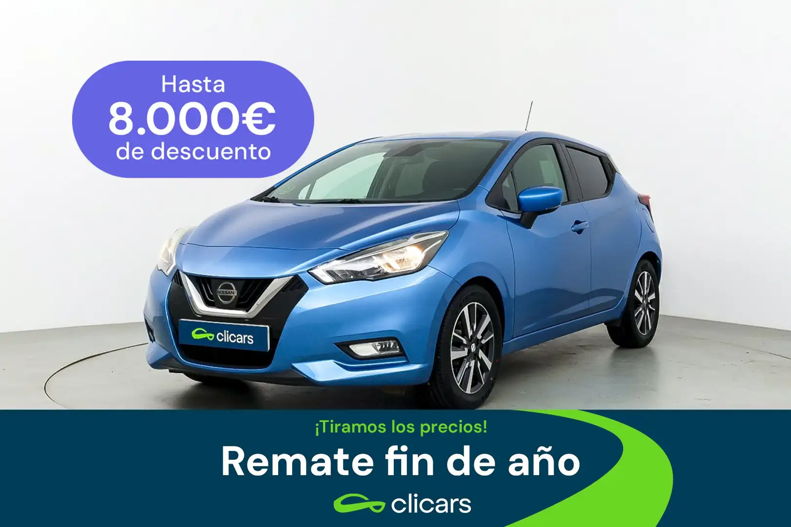 Nissan Micra 1.5dCi S&S N-Connecta 90 Azul - 1