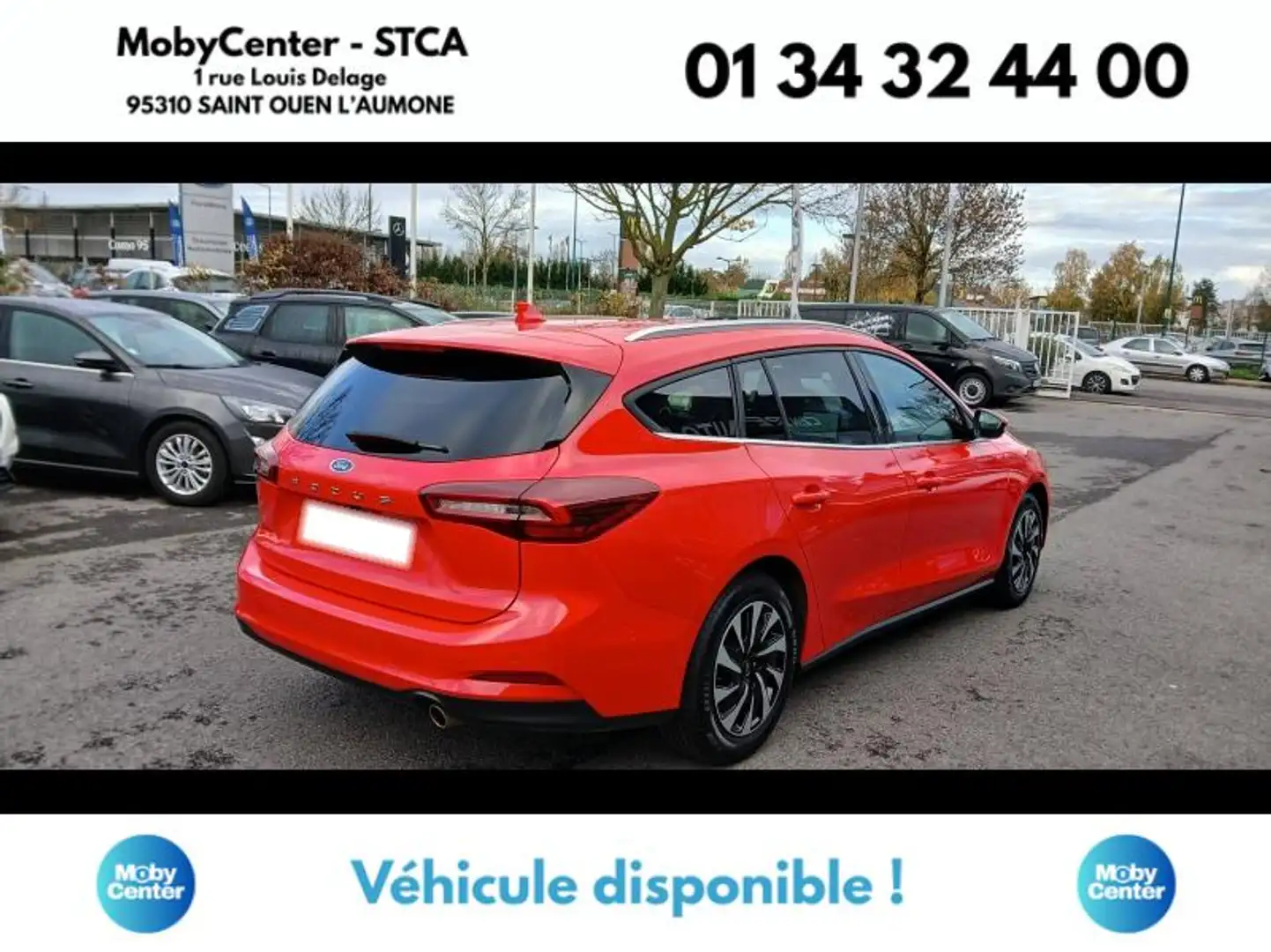 Ford Focus 1.0 Flexifuel mHEV 125ch Titanium X Business Powershift Rouge - 2