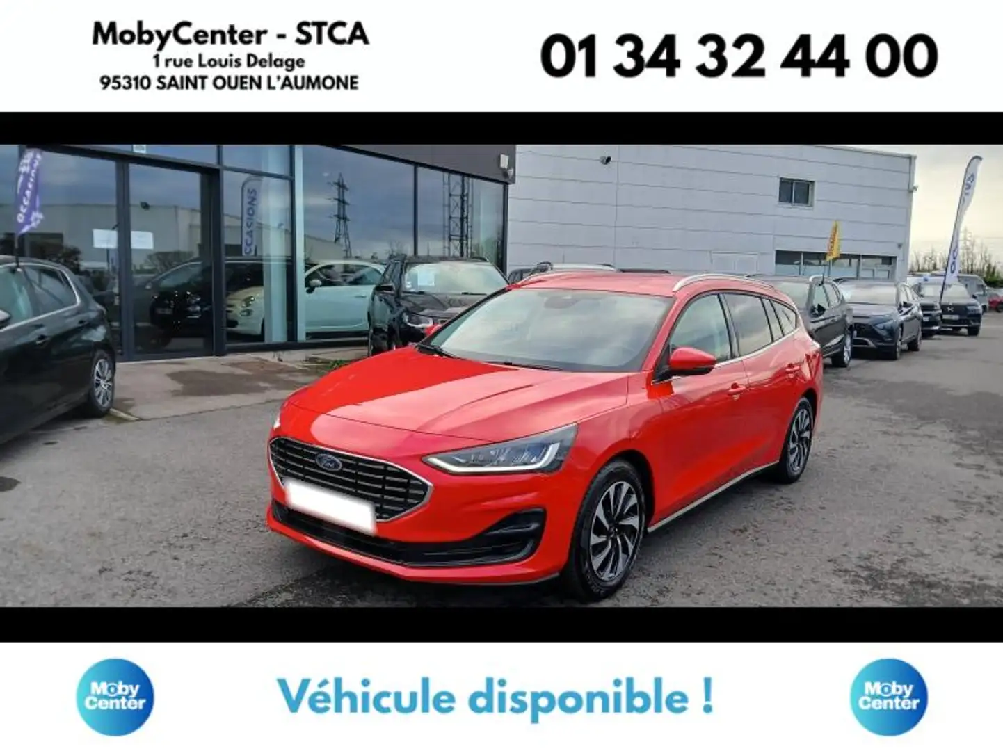 Ford Focus 1.0 Flexifuel mHEV 125ch Titanium X Business Powershift Rouge - 1