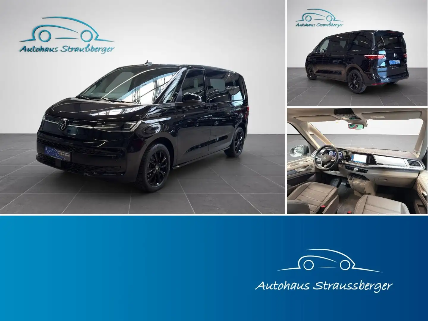 Volkswagen T7 Multivan TDI Life AHK HUD IQ Light Leder 7-S Negro - 1
