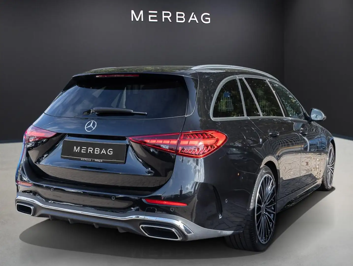 Mercedes-Benz C 200 d T-Modell Pano SpurW Sport W-Paket 4xSHZ Schwarz - 2