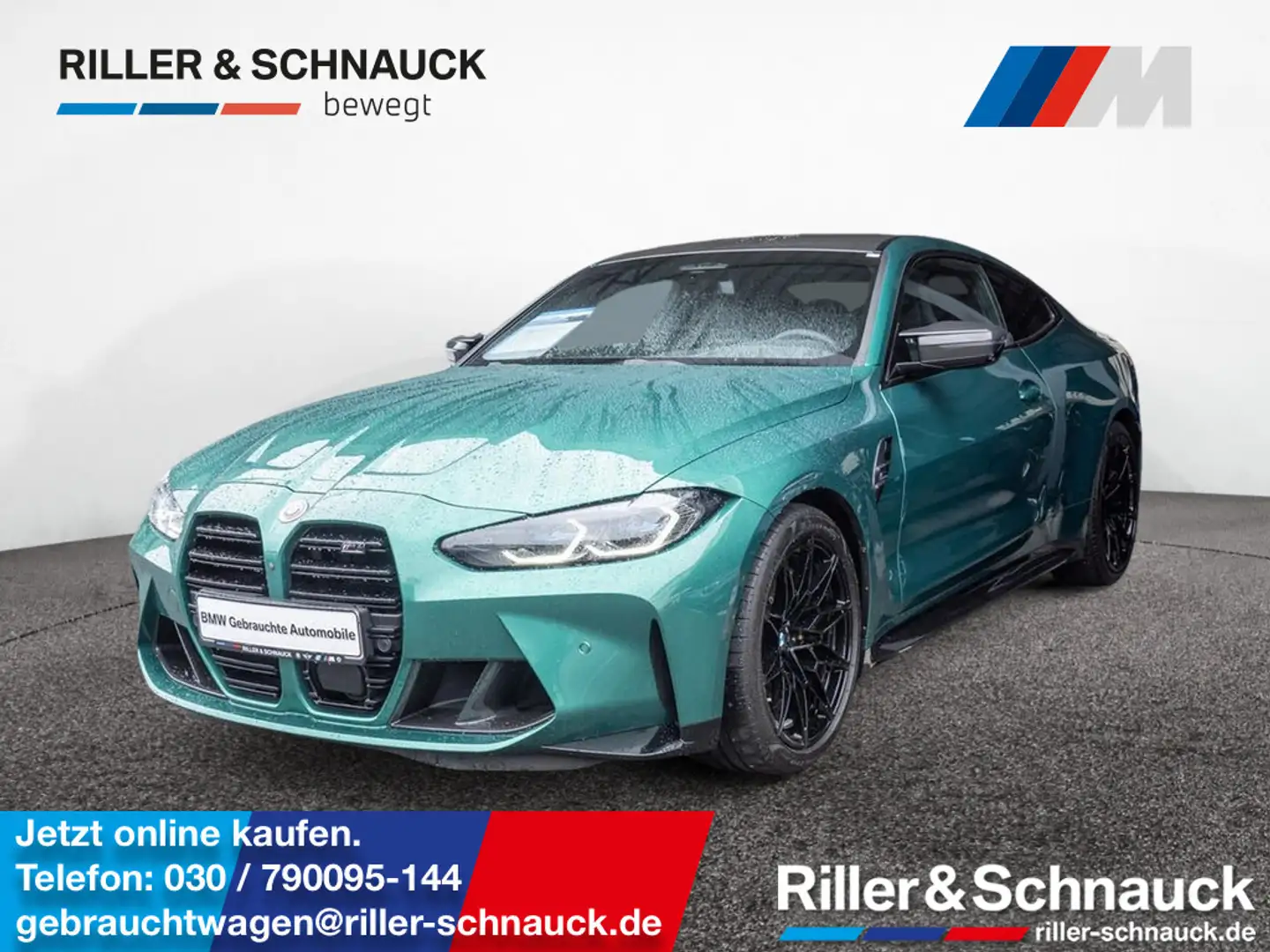 BMW M4 Coupe xDrive Competition CARBON+RACE-TRACK Grün - 1