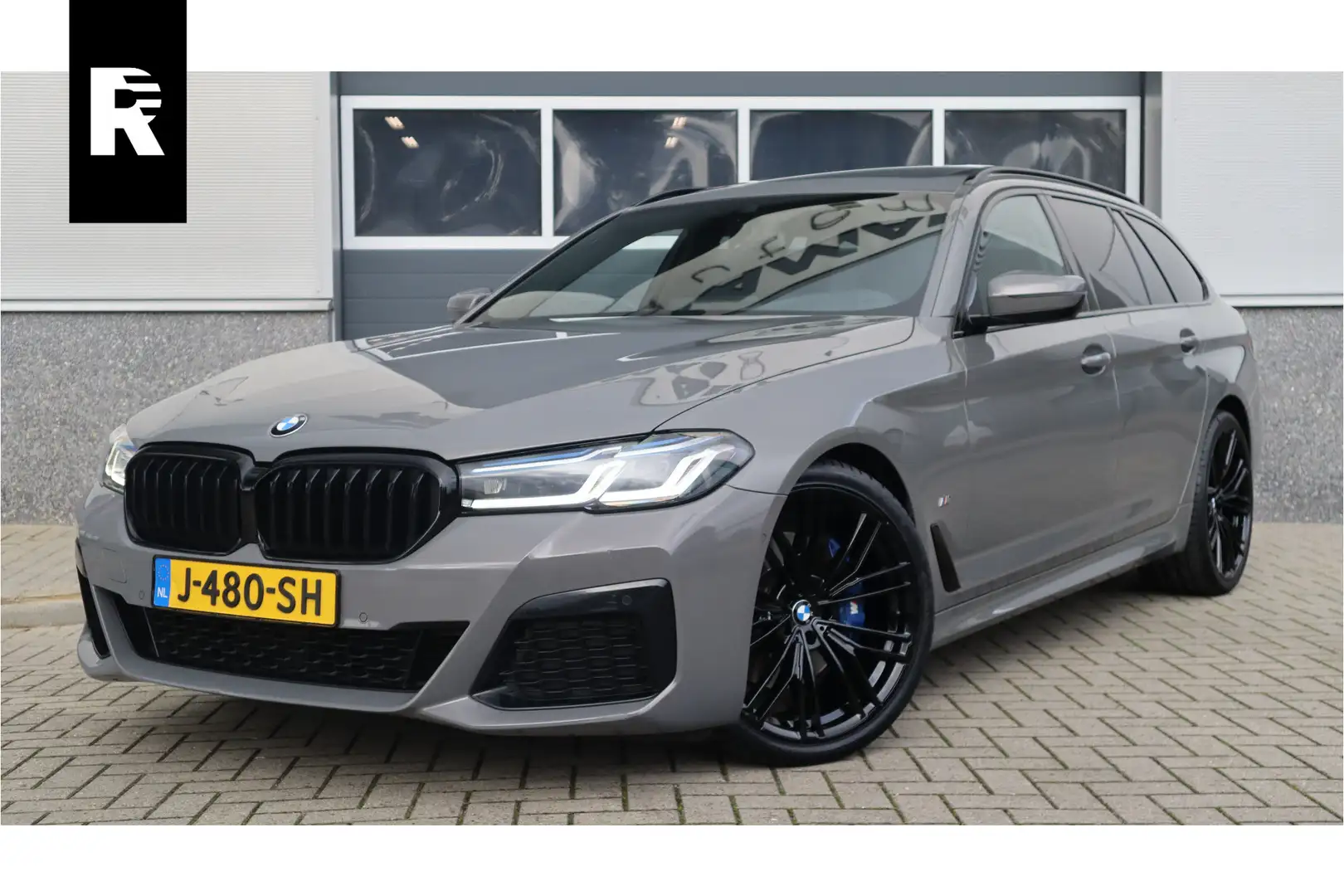 BMW 530 5-serie Touring 530i High Executive M-Sport 20inch Grigio - 1