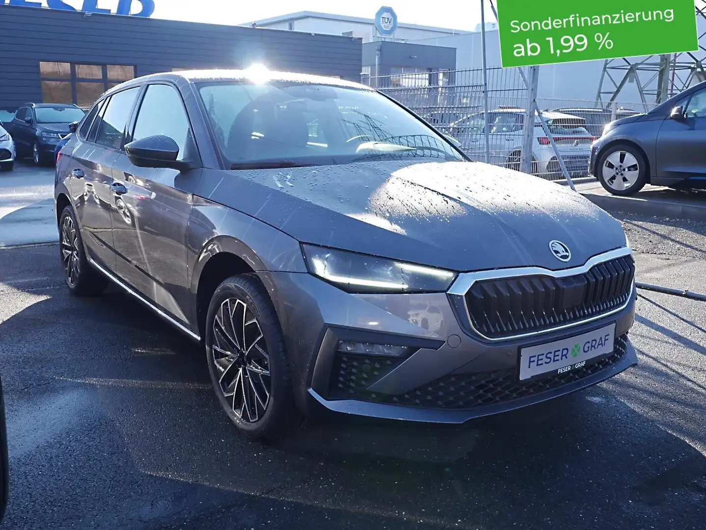 Skoda Scala TOUR 1.0 TSI DSG - NAVI, ACC, SHZ, LED Grau - 2