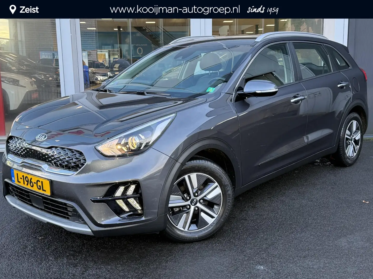Kia Niro 1.6 GDi Hybrid DynamicLine Inklapbare spiegels| Ad Gris - 1