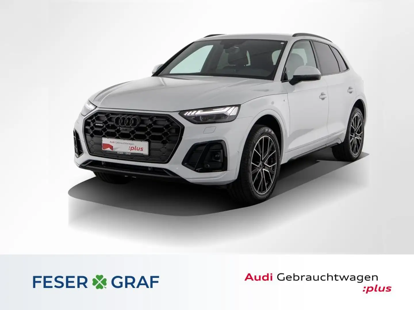 Audi Q5 S line 40 TDI quattro S tronic AHK/ virtual Cockpi Blanc - 1