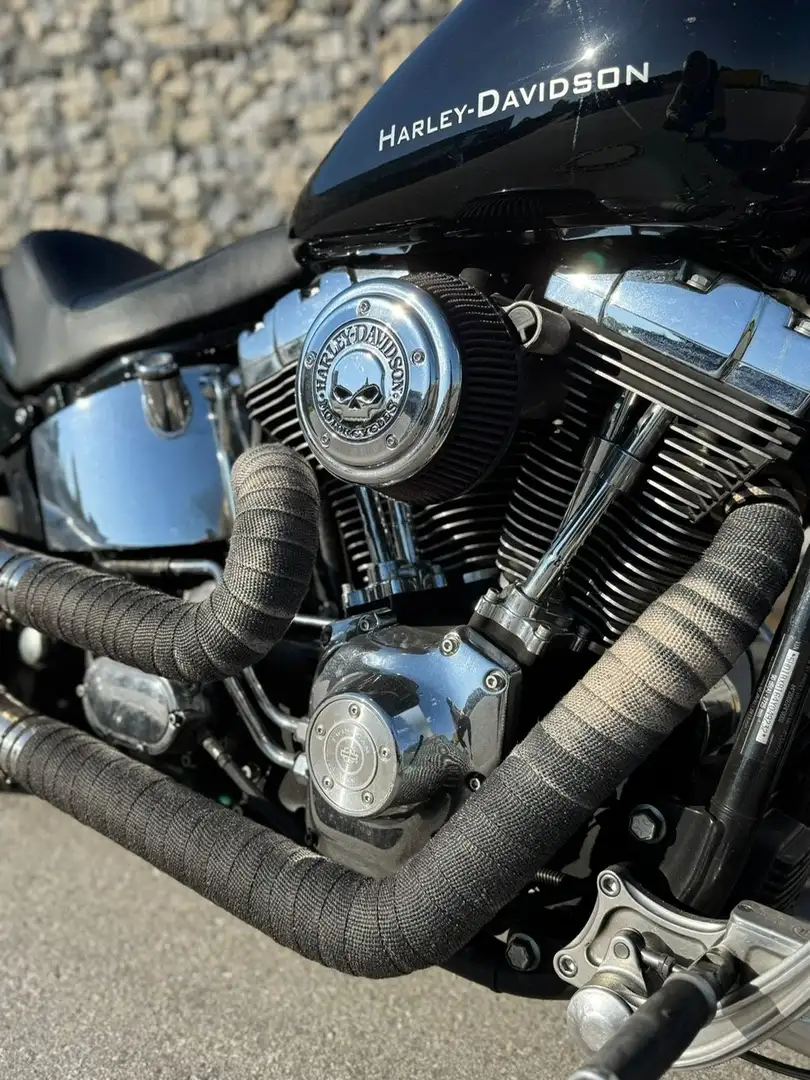 Harley-Davidson Fat Boy Umbau Schwarz - 1