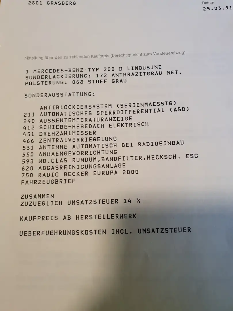 Mercedes-Benz 200 124er aus erster Hand Grau - 2