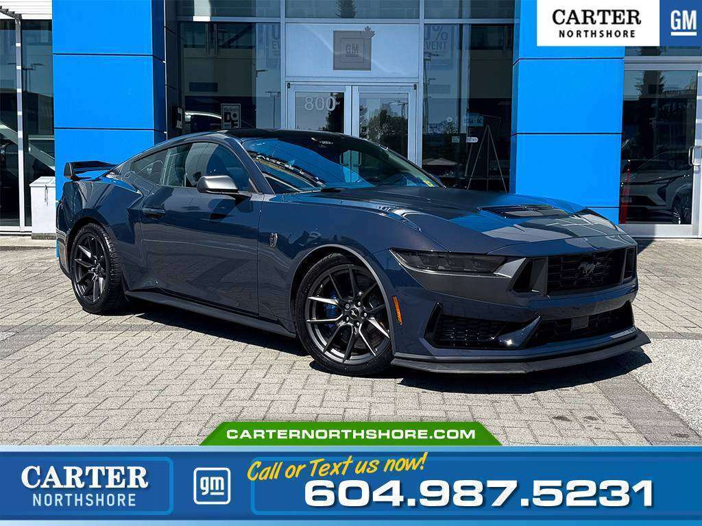 Blue 2024 Ford Mustang Coupe Rear-Wheel Drive Manual