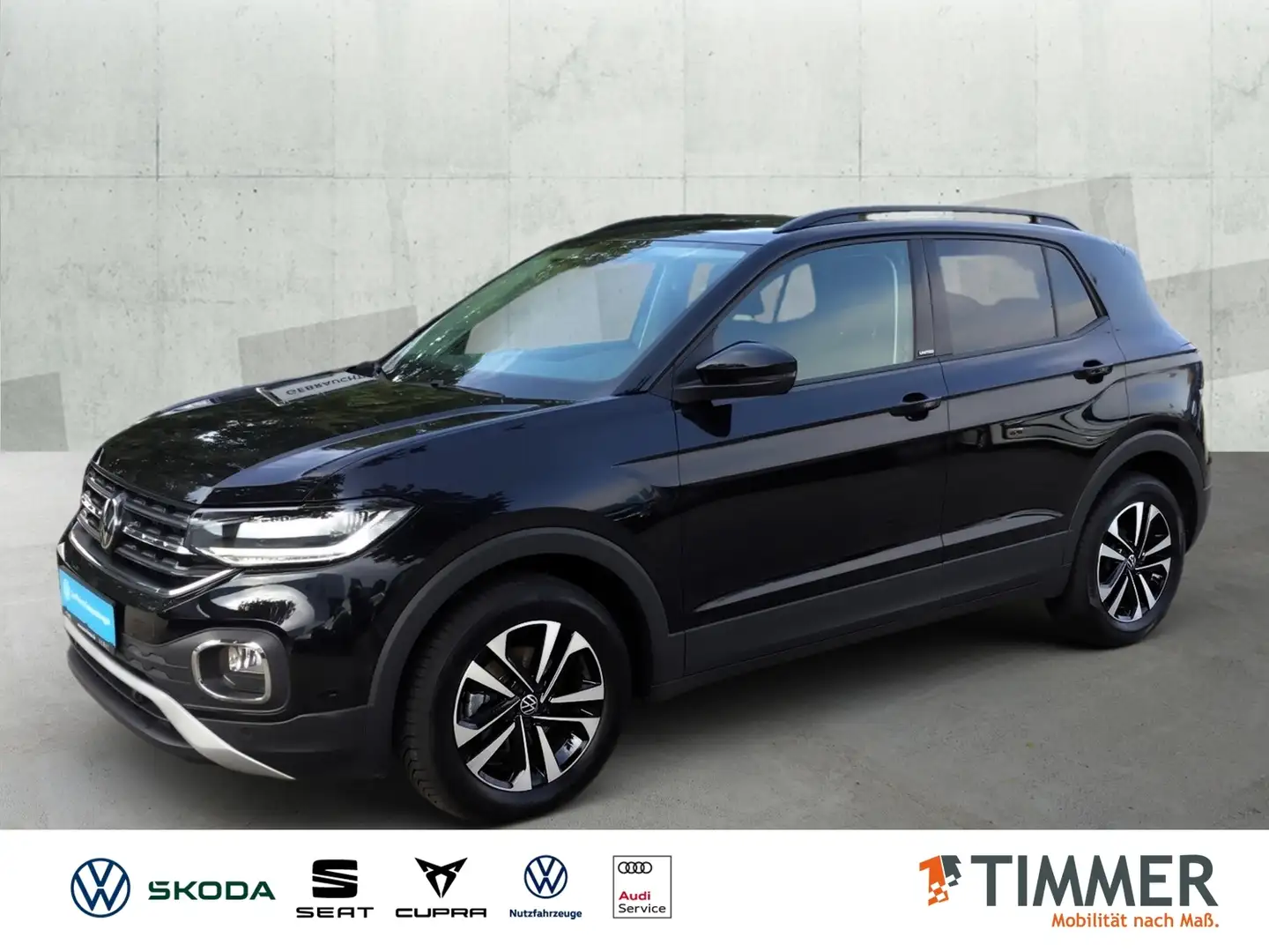 Volkswagen T-Cross 1.0 TSI United*NAVI*KAMERA*ACC*DSG*LED Nero - 1