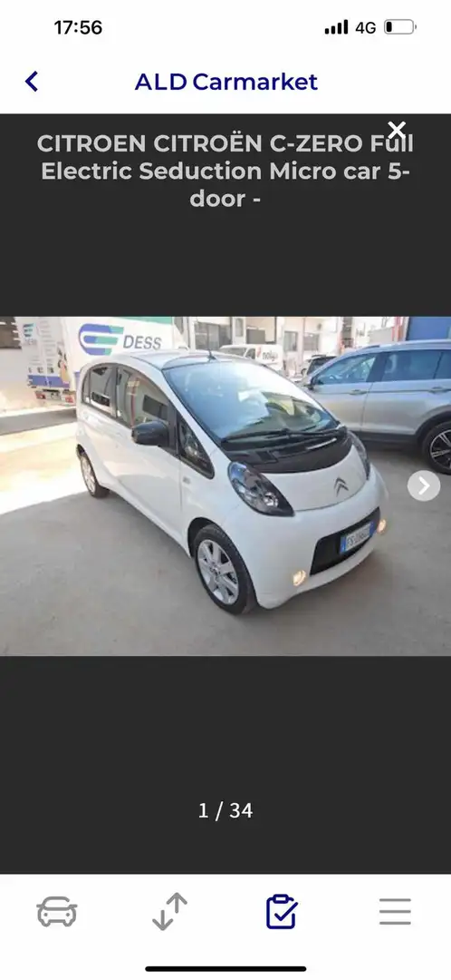 Citroen C-Zero Full Electric GUASTO: NON SI RICARICA Wit - 1