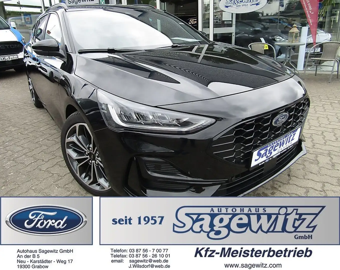 Ford Focus Turnier ST-Line X SHZ DAB Navi ACC Schwarz - 1