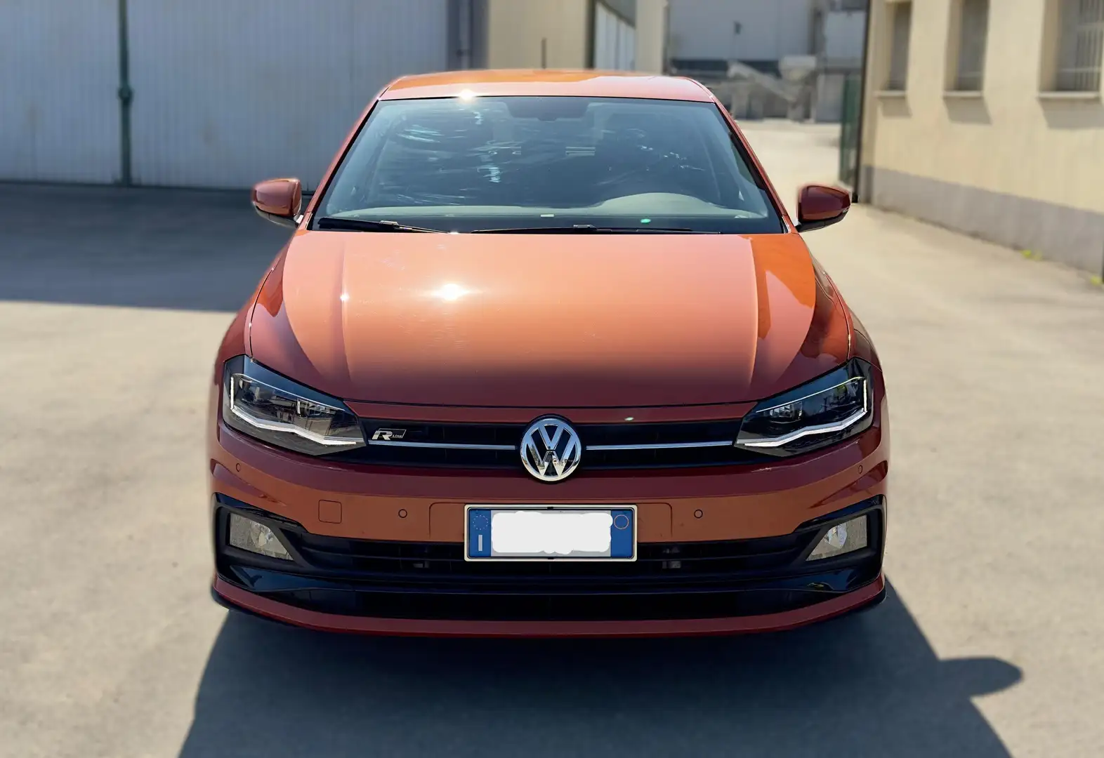 Volkswagen Polo Polo VI 2018 5p 1.6 TDI R-Line Highline 95cv Portocaliu - 2