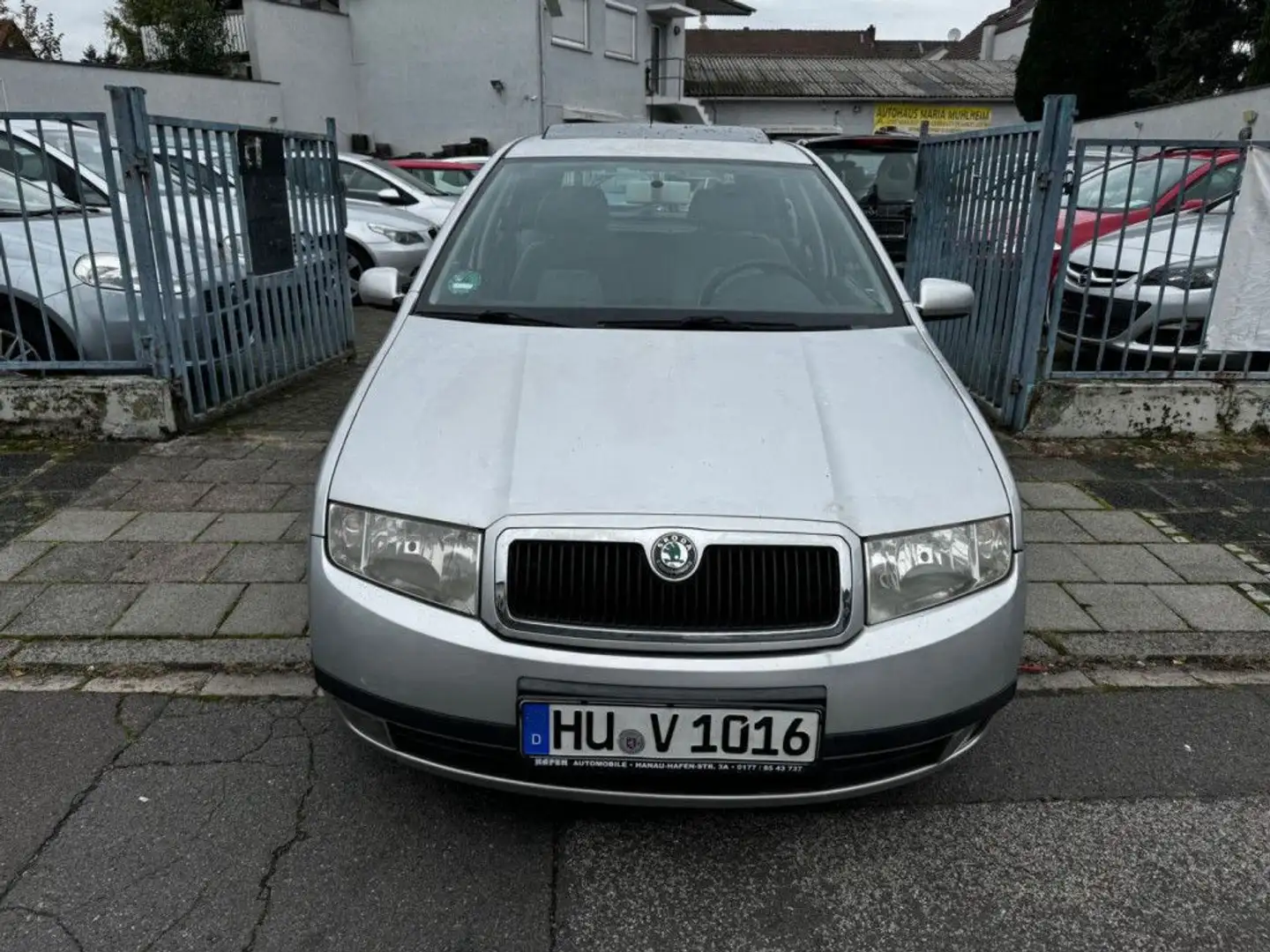 Skoda Fabia 1.4 16V Comfort*AHK*Schiebedach*Euro4*Serv Argintiu - 1