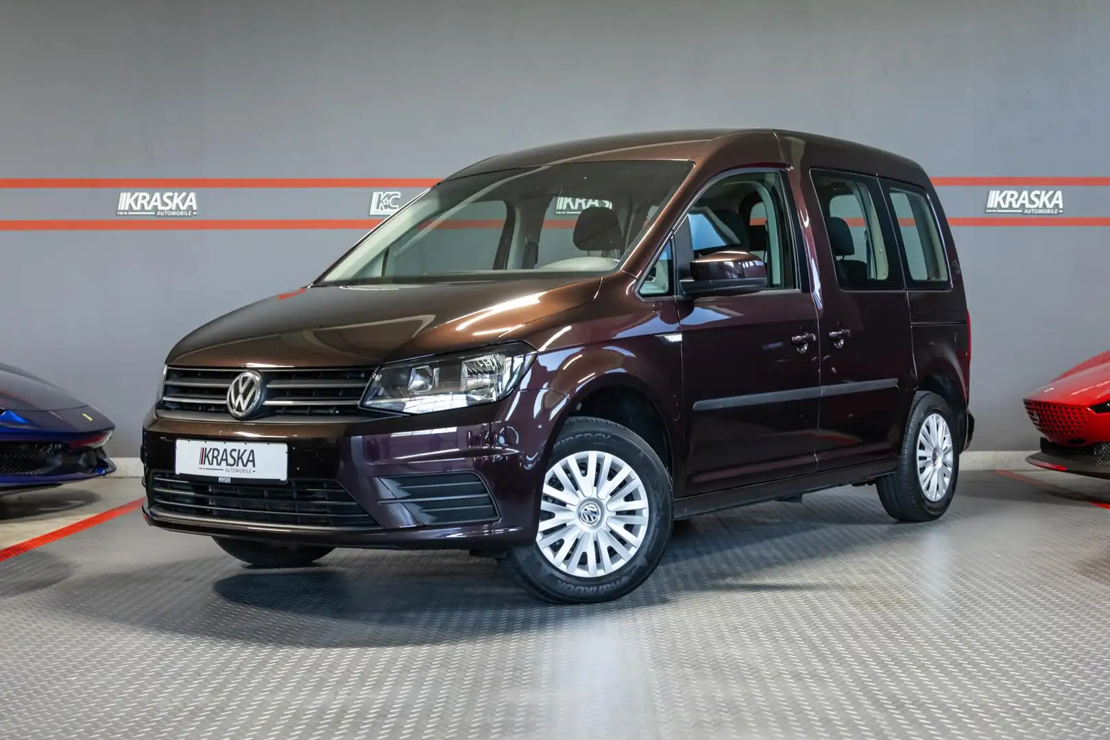 Volkswagen Caddy 2.0 TDI Trendline AHK TEMPOMAT 2-ZONEN Lilla - 1