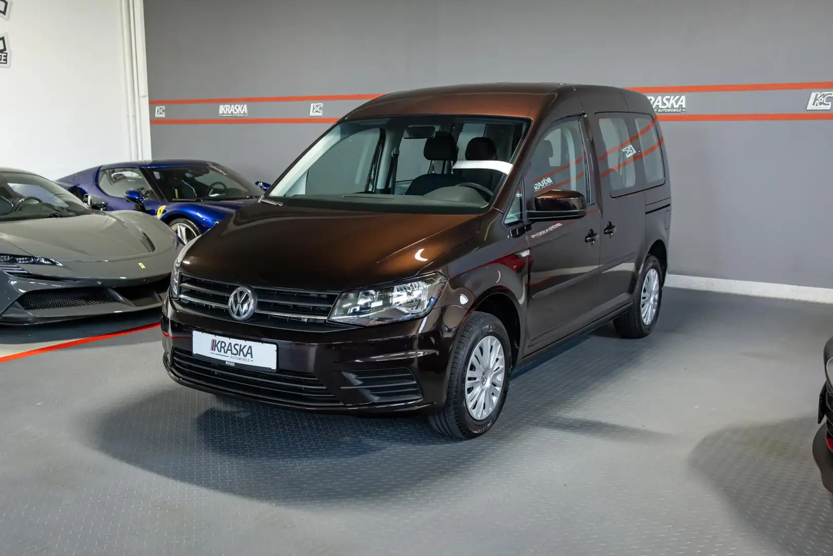 Volkswagen Caddy 2.0 TDI Trendline AHK TEMPOMAT 2-ZONEN Lilla - 2