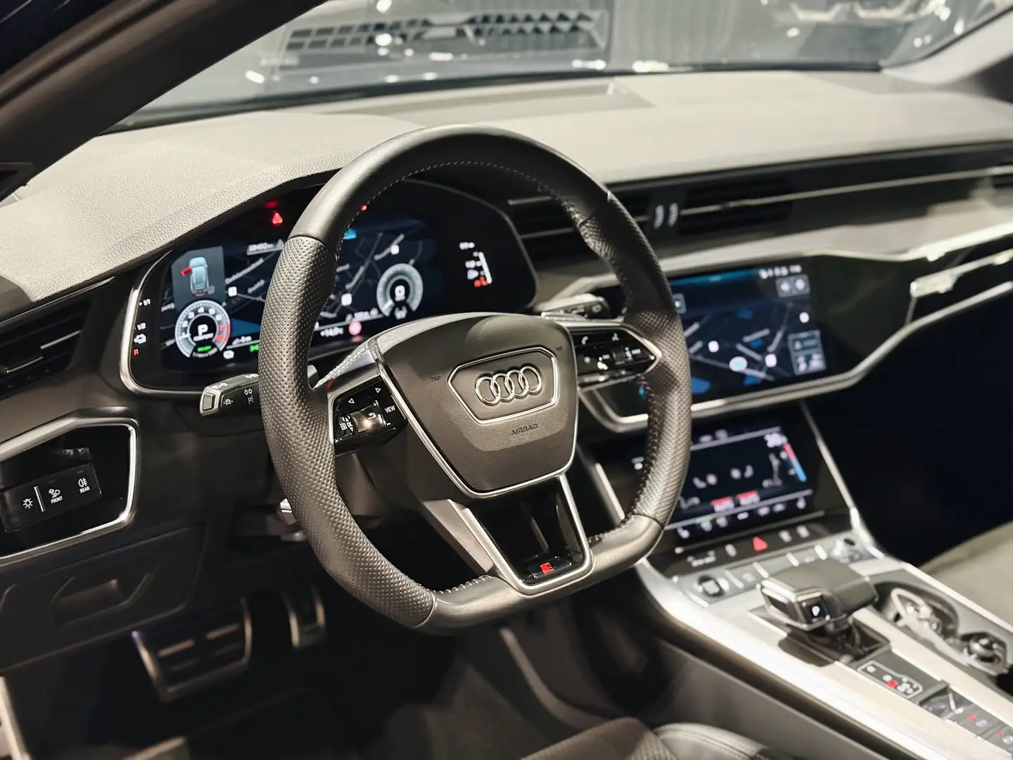 Audi A6 Avant S-Line Quattro 55TFSI-E - 12 Maand Garantie Bleu - 2