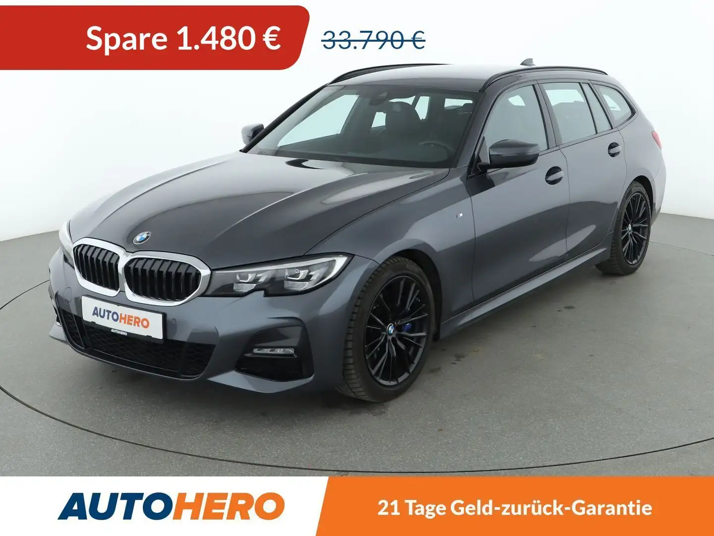BMW 330 330i M Sport Aut.*NAVI*LED*TEMPO*PDC*SHZ* Grau - 1