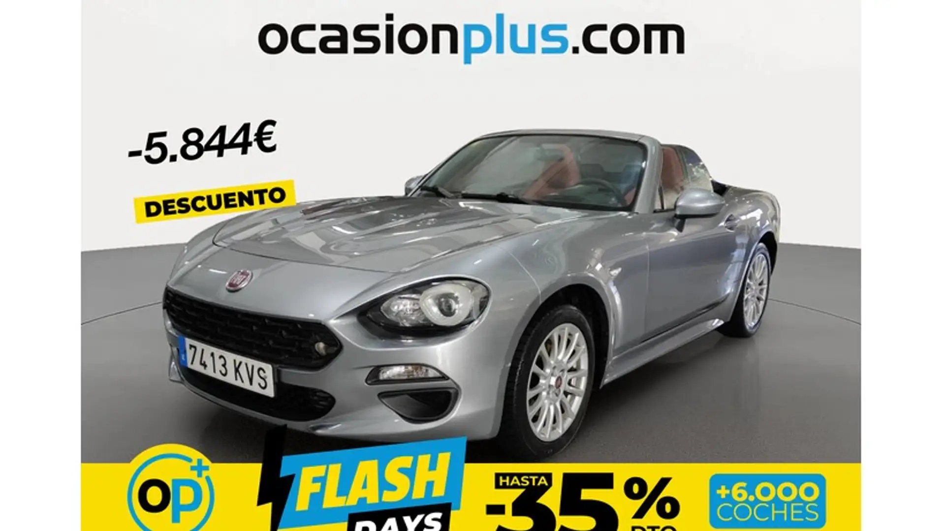 Fiat 124 Spider 1.4 Multiair Plateado - 1